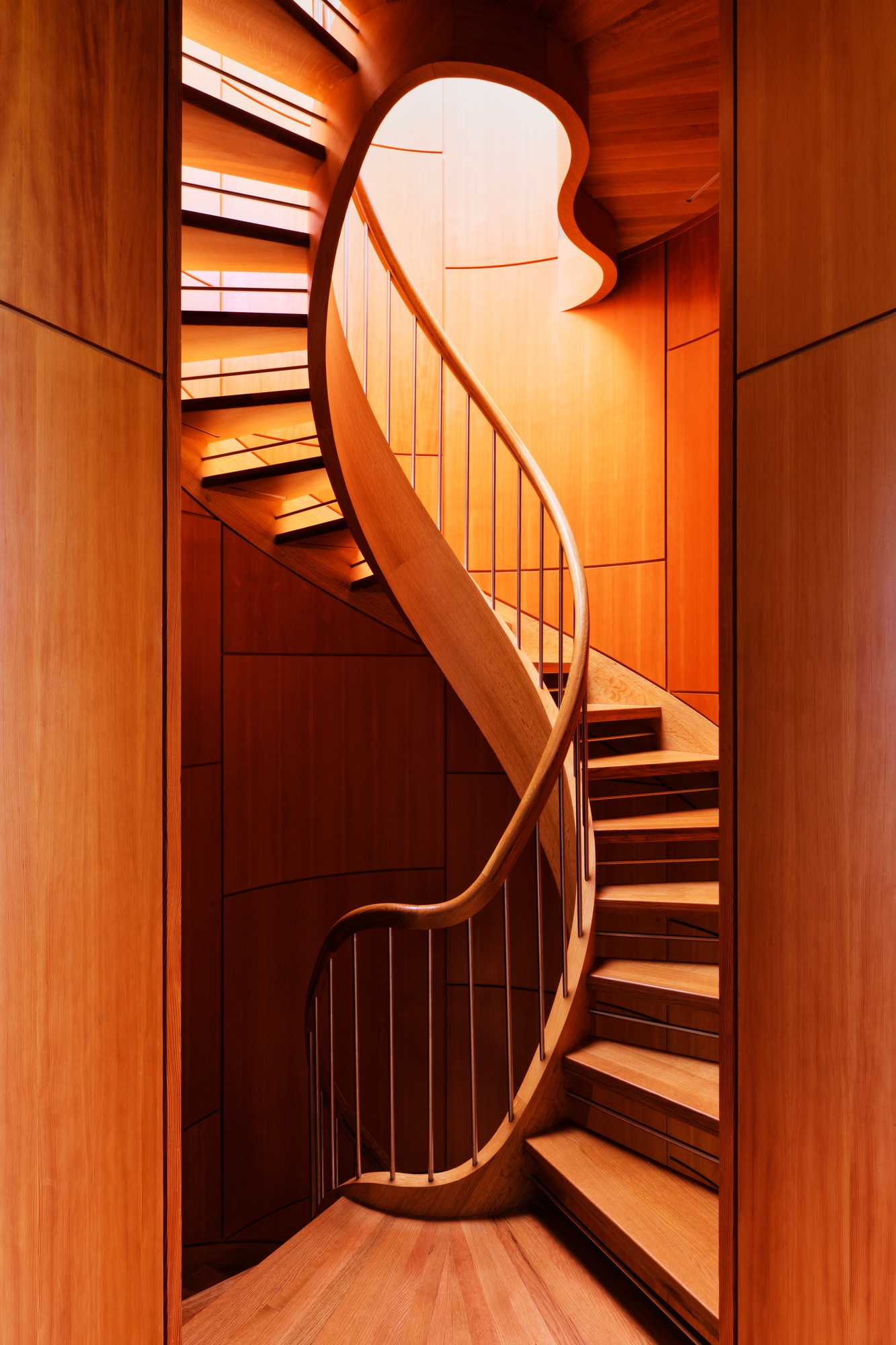 Abstract Spiral Staircase